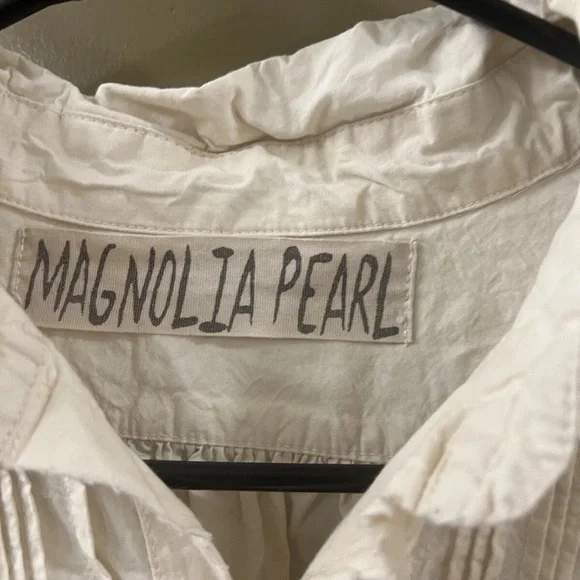 Magnolia Pearl Cream Long shirt Dress Tunic (item B7) - Picture 2 of 8